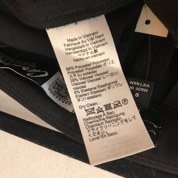 J Crew Kate Straight-Leg Pant In Four-Season Stretch Carreman Black 0 - Picture 7 of 8